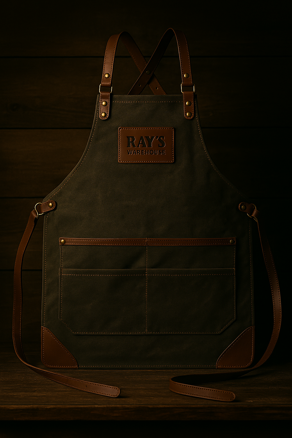 Ray’s Warehouse Canvas & Leather Work Apron